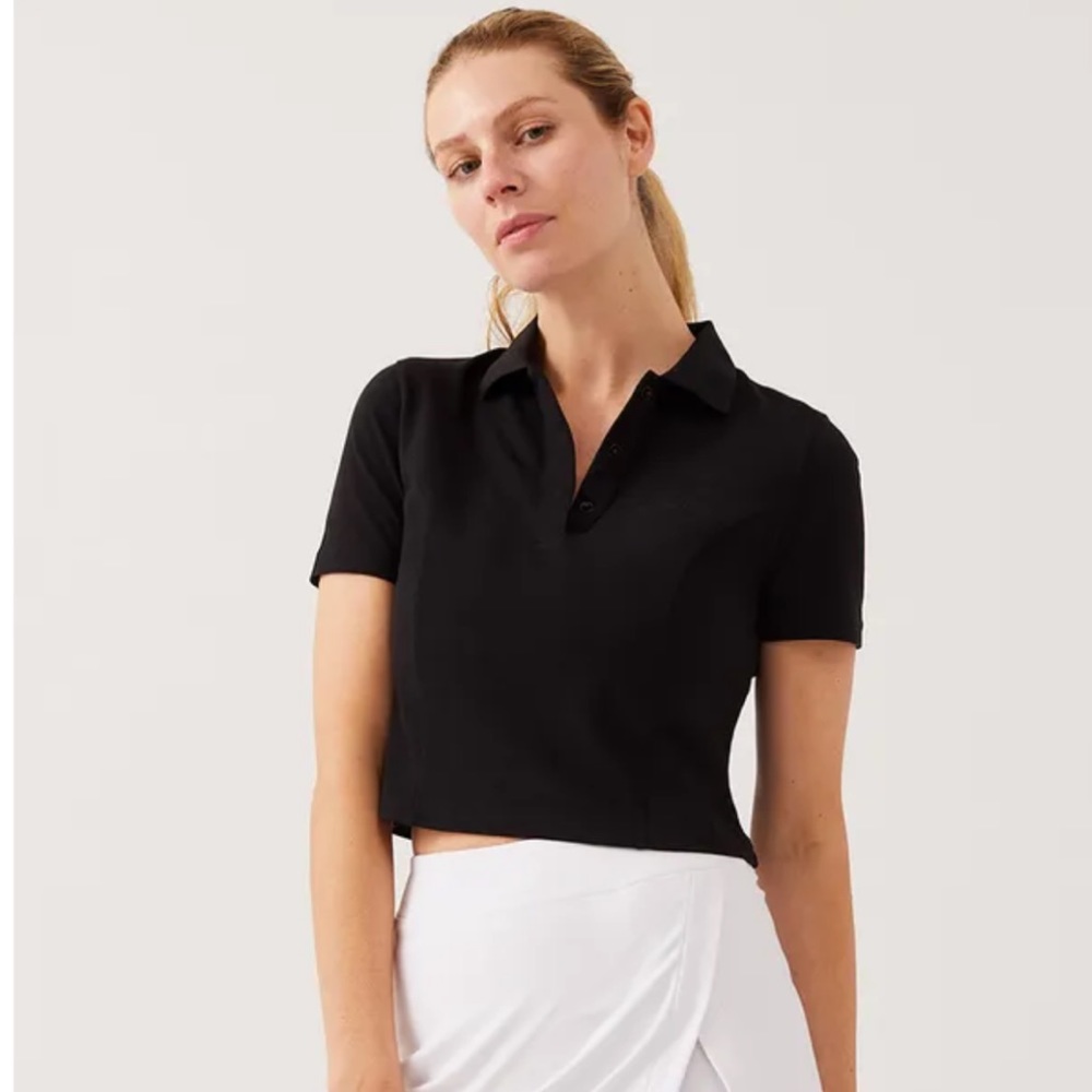 Outdoor Voices Sport Polo - Black